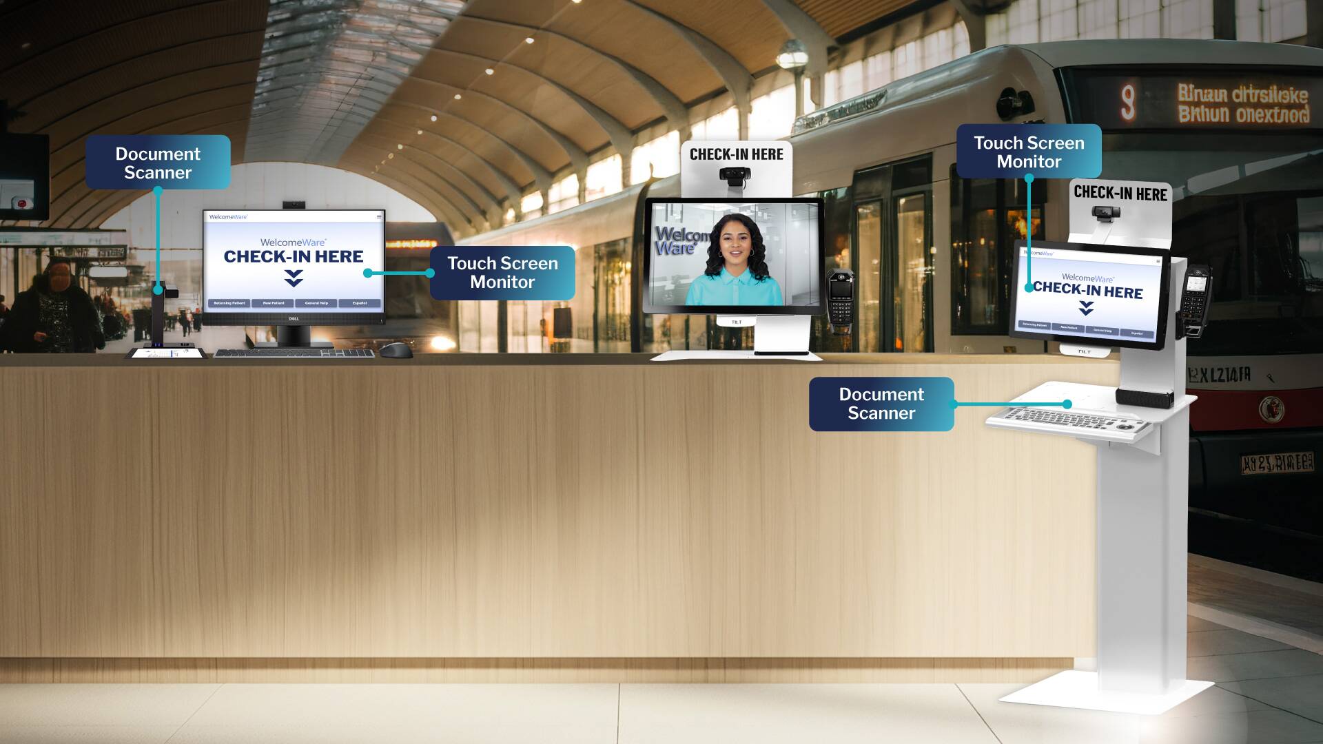 Logistics Check-In Kiosk for Transportation & Distribution Facilities ...