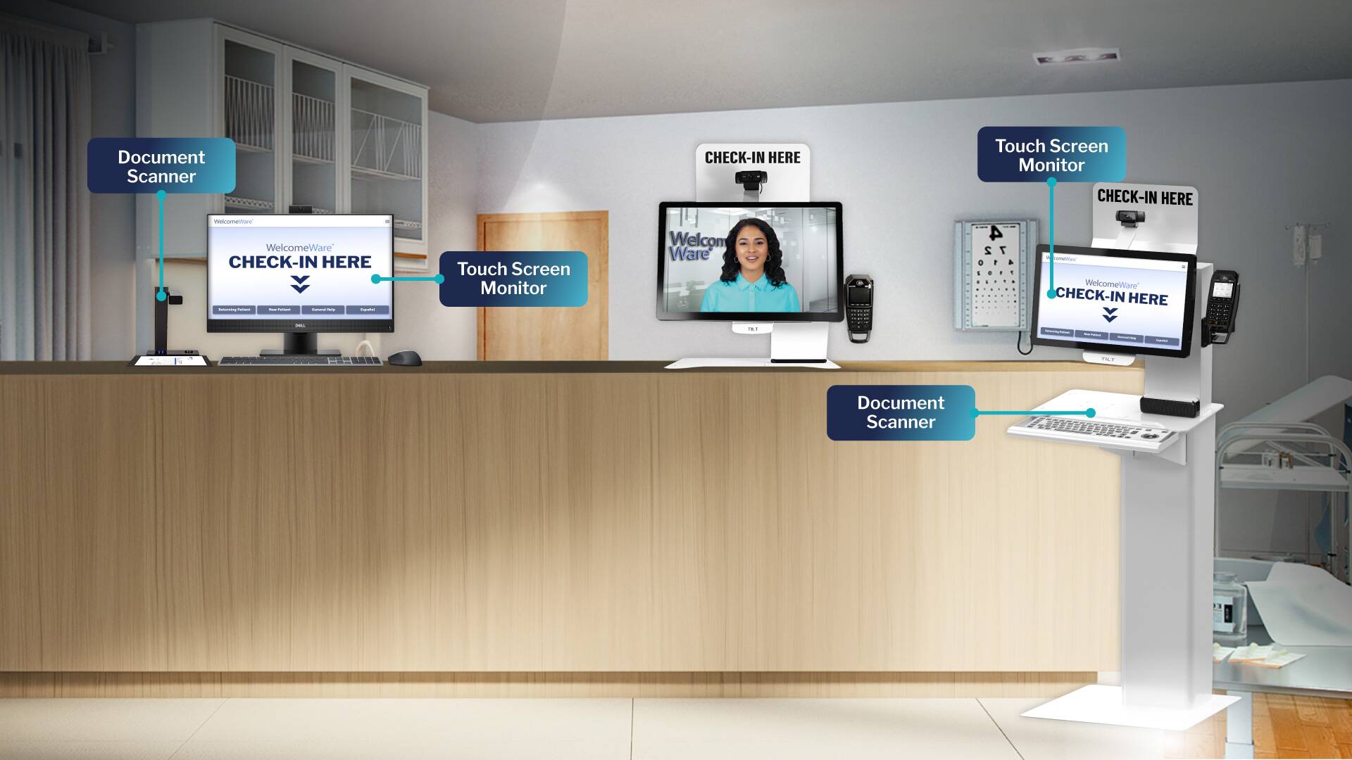 Pain Management Check-In Kiosk for Clinics & Treatment Centers ...
